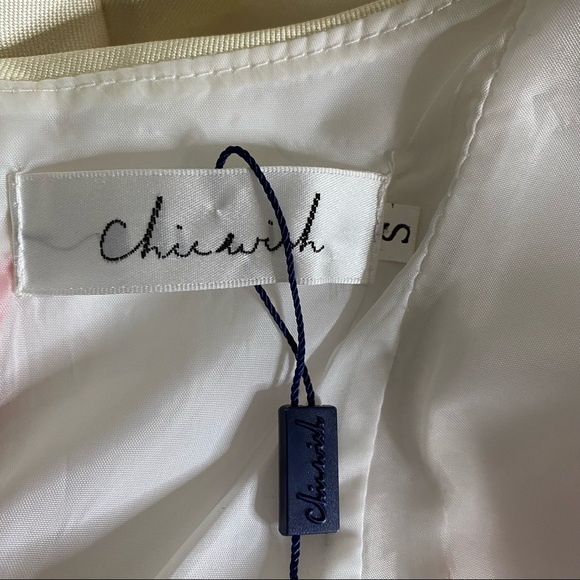 - ChicWish Sleeveless Floral Printed Dress  Vintage SlimNeck Size S - Picture 12 of 12